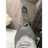 American Y2K Striped Jeans Women High Waist Vintage Harajuku Denim Pant Streetwear Vintage Loose Female Casual Trousers