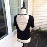 Sexy American Streetwears O Neck Backless T Shirts Y2k Aesthetic Grunge Punk Diamond Gothic Women Clothes Loose Casual Tops
