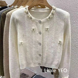 New Autumn And Winter 2025 Design Sense Short Women Knitted Cardigan Sweater Coat Casual Temperament Female Sweater Jacket