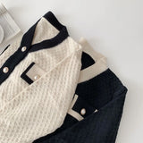 Women's Cardigan with Pearl Button Long Sleeve Knit Sweater Jacket Coat Cardi Autumn Winter Elegant French Chic Outfit