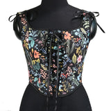 Lolita Shirt Women Sexy Corset Top Fashion Waist Trainer Bustiers Blusas Y2k Body Shaper Ladies Underbust Camis Woman Clothing