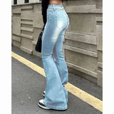 2025 Woman Vintage High Waist Flare Jeans Female Stretchy Bootcut Tight Denim Pants Women Bell Bottoms Casual Slim Fit Trousers