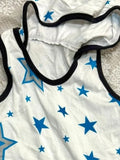 Pbong  Y2k Aesthetics Hooded Tank Tops Japanese Star Printing Harajuku Crop Vest Streetwear Slim Fit Grunge White E-girl Tanks