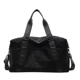 Leopard Print Duffle Bag Adjustable Strap Multi-Functional Large Capacity Casual Travel Daily Commute Fashion Handbag for Women