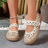 Spring Autumn Polka Dot Soft Bottom Casual Women Sneakers Fashion Solid Round Toe Loafers Comfort Women Shoes