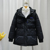 New Parkas Women Winter Jacket Hooded Thick Warm Cotton Padded Parka Casual Basic Coat Female Snow Coat Outerwear