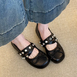 Bow Women's Mary Jane Shoes Flats Fashion Casual Shoes for Woman Elegant Lolita Sandals New Shallow Sport Dress Mujer Zapatillas