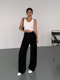 Multicolor Office High-waisted Wide-leg Suit Pants Women's 2025 Autumn Loose and Drape Casual Straight Mopping Trousers