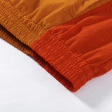 Pbong   Casual Contrast Color Jacket Women Loose Full Sleeve Stand Collar Button Jackets Female Autumn Winter Lady Outwear New