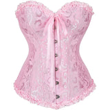 Sexy Lace Up Boned Gothic Corset Plus Size Body Shaper Clothing Women Steampunk Shapewear Bodysuit Waist Trainer Clothes Corsets