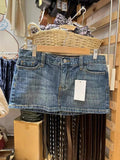Vintage Denim Straight Mini Skirts Women Sexy Low Waist Pockets A-line Short Faldas Casual Streetwear Summer Cotton Skirt Y2k