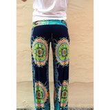Pbong  Hot Sale Of The Season Summer Fashion Printed Casual Harem Pants Women's Straight Leg Long Trousers Cotton Polyester Comforta...