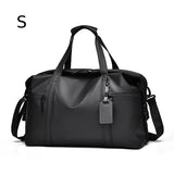 Pbong  Men's Gym Bag - Black Adjustable Shoulder Strap Duffel Bag for Gym, Travel and Sports Lovers, Fitness Gear Bag