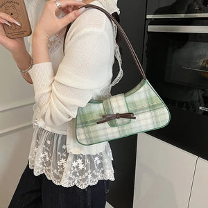 Pbong  Large Capacity Tote Bag Commuter Bag Women's Simple Underarm Bag Autumn Winter New Style City Minimalist PU Bucket Shape Magn...