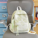Women Star Print Backpack Polka Dot Star Charm Lightweight Student School New Trend Fashion Daypack Female Book Backpacks