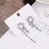 Heart Tassel Star Earrings Women Design Senior Sense of Fashion Personality Earring Y2K Trendy Party Jewelry Gift