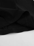 Pbong  Black Square Neck Puff Sleeve Mini Dress Waist Cinched Bubble Skirt Spring Women Elegant Party Gown  Fashion Retio Vestido