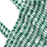 Summer New Women's Jumpsuits Streetwear Fashion Tank Sleeve Plaid Print Casual Slim Rompers Sexy Lady Backless Knitted Clothing