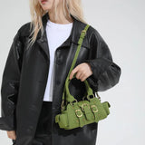 Small PU Leather Shoulder Bags for Women Luxury Designer Trend New Crossbody Bag Females Short Handle Handbags