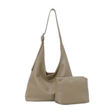 Korean Style Tote Bag Women's Underarm Large Capacity Single Shoulder Bag for Commuting And Class Street Trend PU Medium Size...