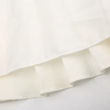 White Sleeveless Pleated Strappy Mini Dress