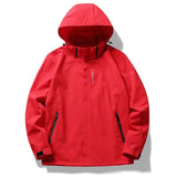 Pbong  Outdoor Thin Hooded Waterproof Jacket Men's Women's Windproof Mountain Climbing Suit Single Layer Rainproof Camping Hiking Down