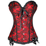 Sexy Lace Up Boned Gothic Corset Plus Size Body Shaper Clothing Women Steampunk Shapewear Bodysuit Waist Trainer Clothes Corsets