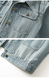New 2025 Spring Autumn High Quality Design Sense Women’s Cowboy Jacket Casual Elegant Fashion Ladies Short Denim Overcoat