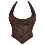 Steampunk Gothic Underbust Corset Vintage Bandage Bustier Sexy Tank Tops Shaping Lingerie Corsets Streetwear Fashion Clothing