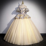 New Evening Dress Vocal Art Exam, American Voice Solo Performance, Princess Pong Dress, Adult Ceremony Dress Host