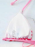Halter String Two Piece Triangle Bikini Swimsuit Women Sexy Swimwear Female Bather Bathing Swimming Swim Suit Beachwear