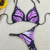 New Arrival Rope Bikini Women Butterfly Split Swimsuit Sexy thong