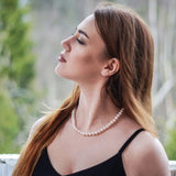 White Imitation Pearl Choker Necklace Elegant Big Round Pearl Wedding Necklace for Women Charm Fashion Jewelry Gifts
