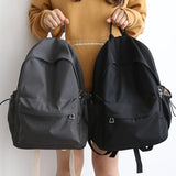Pbong  Casual Women Backpack New Lightweight Nylon Girls' School Backpack Anti Theft Zipper Women's Travel Backpacks Student School Bag