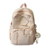 Pbong  Women's Large Capacity Drawstring Backpack Female Fresh Aesthetic Daily School Book Bag New Fashion Trend Back Pack
