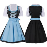 Women Beer Maid Oktoberfest Costume Traditional German Dirndl Fancy Dress Perfect for Carnival Halloween Theme Party for Female