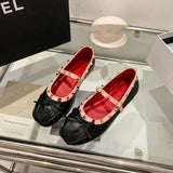 Pbong  New Female Height Increasing Dress Ladies Flat with Shoes Fashion Rivet Buckle Strap Women Mary Janes Lolita Shoes