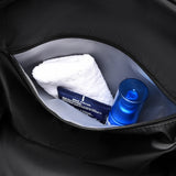 Pbong  Men's Gym Bag - Black Adjustable Shoulder Strap Duffel Bag for Gym, Travel and Sports Lovers, Fitness Gear Bag