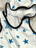 Pbong  Y2k Aesthetics Hooded Tank Tops Japanese Star Printing Harajuku Crop Vest Streetwear Slim Fit Grunge White E-girl Tanks