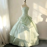 Sen style evening gown strapless slimming adult gift princess dress birthday party host performance dress customization