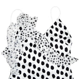 Pbong  Sexy Backless  Print Dots Flower Women Maxi Dress Spaghetti Strap Evening Dress Autumn Skinny Elegant Party Clubwear