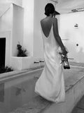 Summer Women Backless Sling Dress Sexy Loose V Neck Sleeveless Split Maxi Dresses  New Female Beach Vacation Party Robes