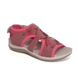 Pbong  Women's Sandals Summer New Round Head Breathable Casual Sandals Large Size Flat Beach Sandals Women