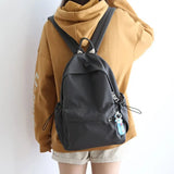 Pbong  Casual Women Backpack New Lightweight Nylon Girls' School Backpack Anti Theft Zipper Women's Travel Backpacks Student School Bag