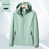 Pbong  Outdoor Thin Hooded Waterproof Jacket Men's Women's Windproof Mountain Climbing Suit Single Layer Rainproof Camping Hiking Down