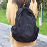 Pbong  Women's Backpacks Casual Lightweight Nylon Girls School Bag Fashion Women Travel Backpack Men's 15 inch Laptop Bags