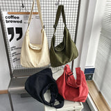 New Bags for Women Canvas Shoulder Bag Fashion Large Capacity Handbags Female Casual Travel Bags Soft Crossbody Bags