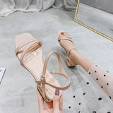 summer women's sandals Ladies Casual Outerwear Low Heels High heel fashion design professional work shoes