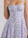 Summer Women's Dresses New Streetwear Fashion Bandage Print Casual Slim Maxi Dress Sexy Sleeveless Lady Lace Backless Dresses