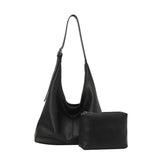 Korean Style Tote Bag Women's Underarm Large Capacity Single Shoulder Bag for Commuting And Class Street Trend PU Medium Size...